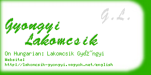 gyongyi lakomcsik business card